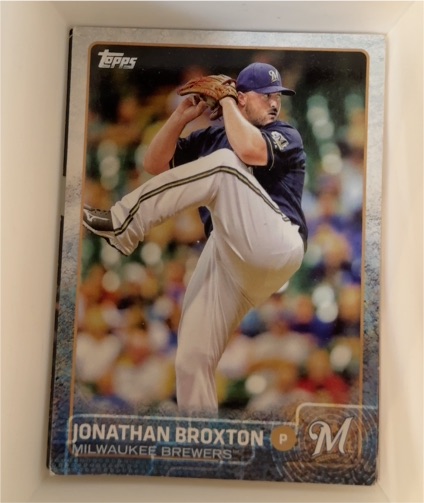 2015 Topps #666 Jonathan Broxton — front