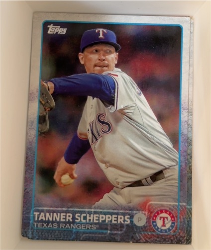 2015 Topps #404 Tanner Scheppers — front
