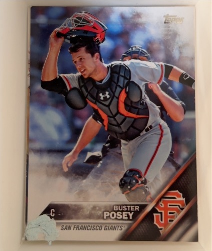 2016 Topps #300 Buster Posey San Francisco Giants — front