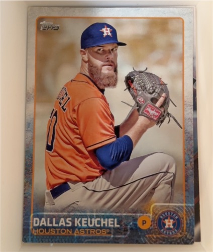 2015 Topps #477 Dallas Keuchel Houston Astros — front
