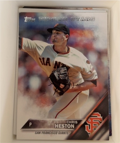 2016 Topps #267 Chris Heston — front