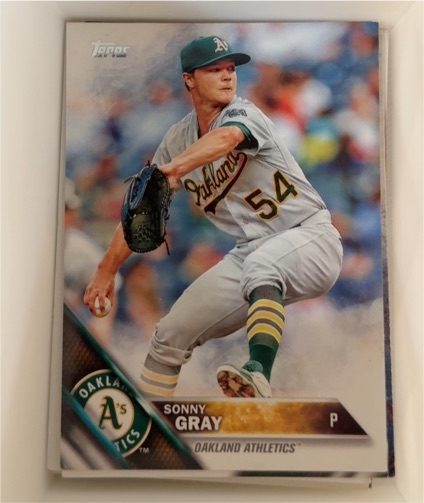 2016 Topps #4 Sonny Gray — front