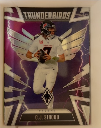 2025 Panini Phoenix #19 C.J. Stroud Thunderbirds Silver — front