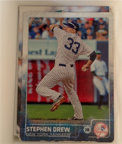 2015 Topps Baseball #NYY-6 Stephen Drew — front