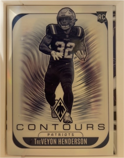 2025 Panini Phoenix #22 TreVeyon Henderson Contours — front