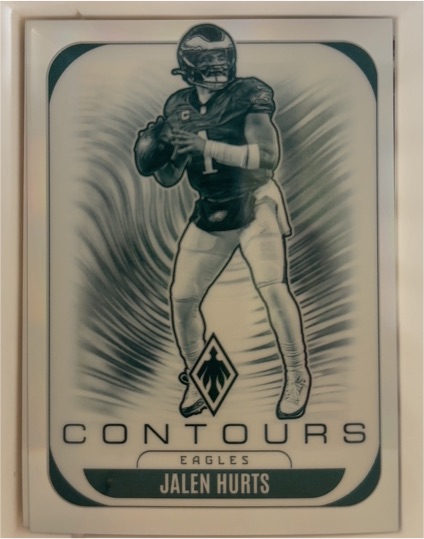 2025 Panini Phoenix #26 Jalen Hurts Contours — front