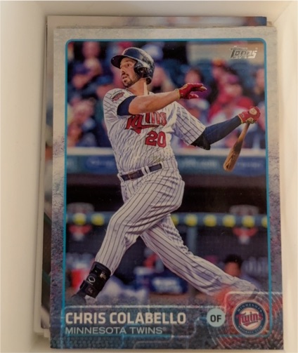 2016 Topps #20 Chris Colabello — front