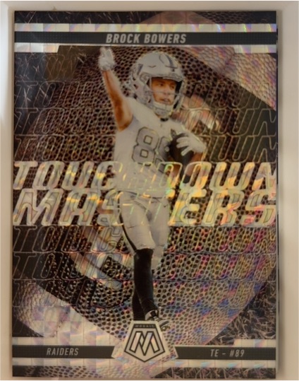 2025 Panini Mosaic #2 Brock Bowers Touchdown Masters — front