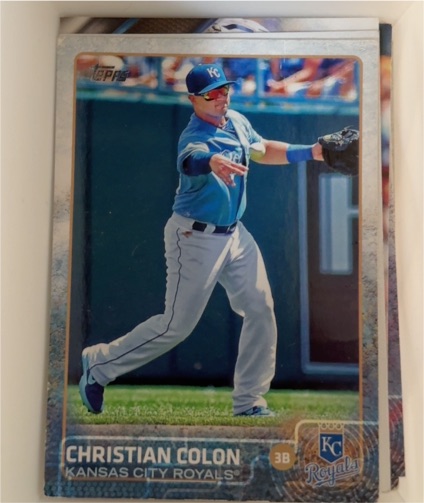 2015 Topps #401 Christian Colon — front