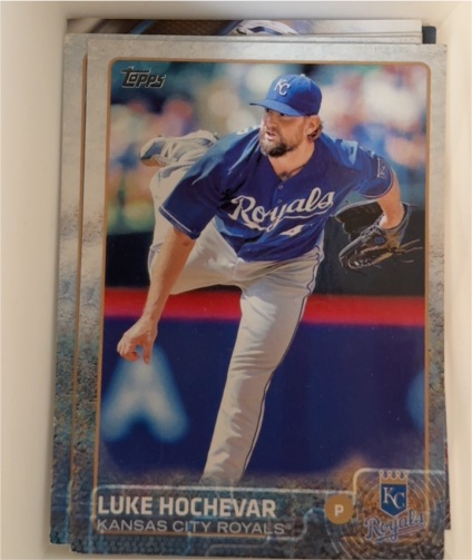 2015 Topps Series 2 #609 Luke Hochevar — front