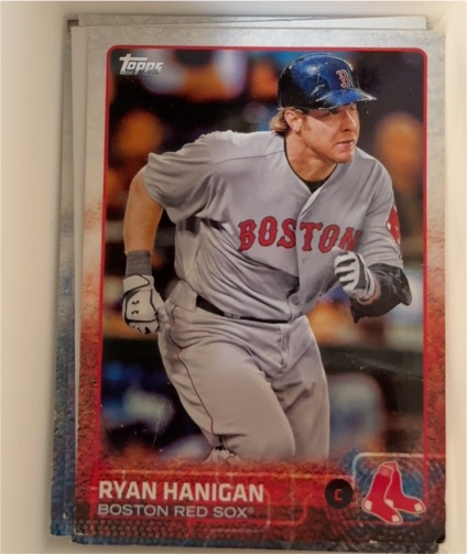 2015 Topps #448 Ryan Hanigan Boston Red Sox — front