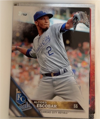 2016 Topps #287 Alcides Escobar — front