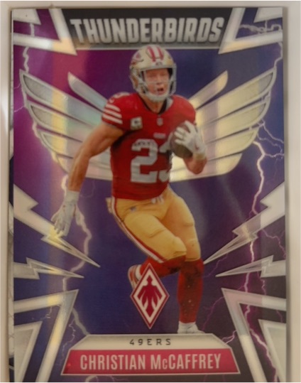 2025 Panini Phoenix #44 Christian McCaffrey Thunderbirds — front