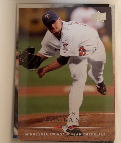 2008 Upper Deck #378 Johan Santana — front