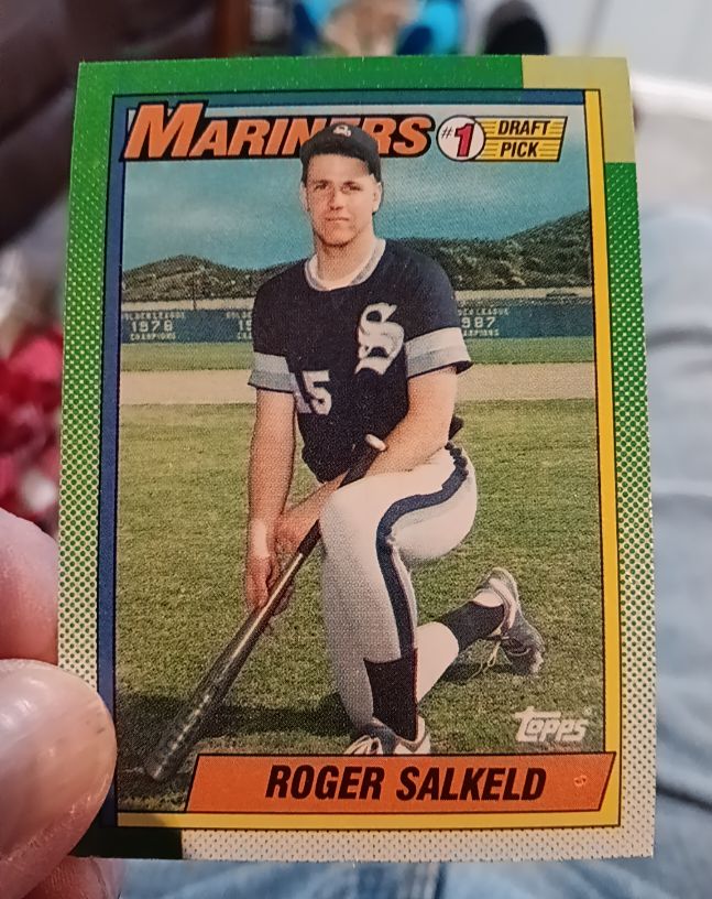 1990 Topps #44 Roger Salkeld — front