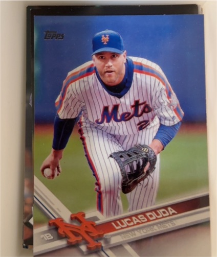 2017 Topps #236 Lucas Duda — front