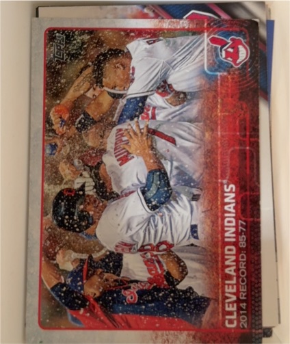 2015 Topps #548 Cleveland Indians — front