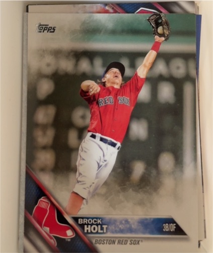 2016 Topps #280 Brock Holt Boston Red Sox — front