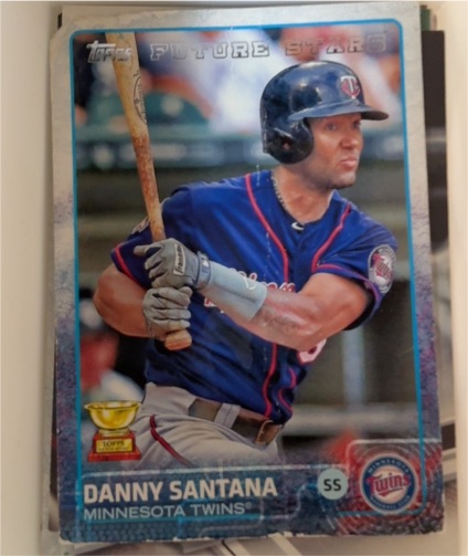 2015 Topps #509 Danny Santana Minnesota Twins — front