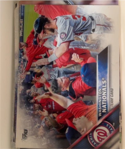 2016 Topps #318 Washington Nationals Team Card — front