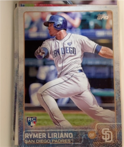 2015 Topps #298 Rymer Liriano — front