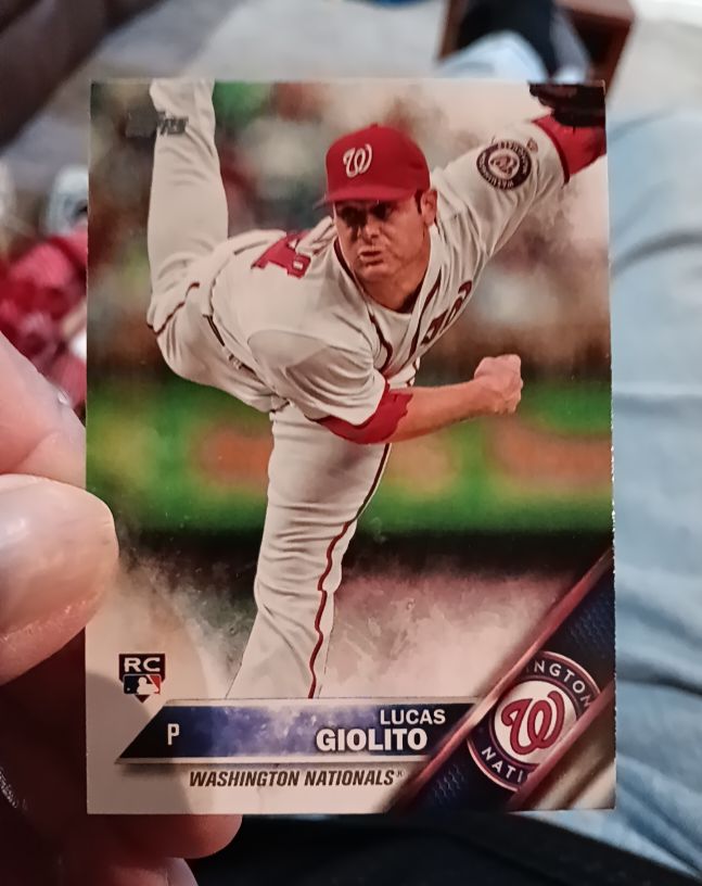 2016 Topps Update #US229 Lucas Giolito — front