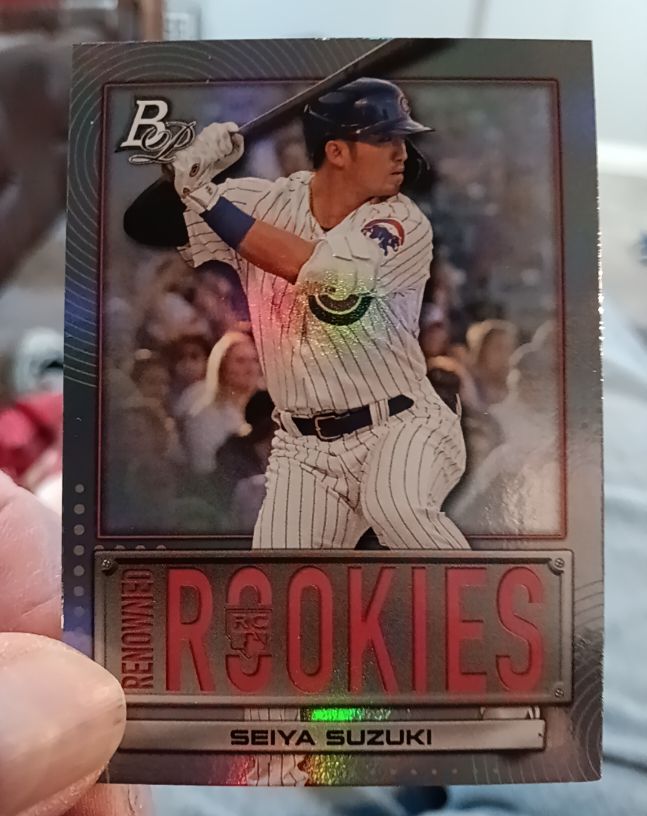 2022 Bowman Platinum Renowned Rookies #RR-10 Seiya Suzuki — front