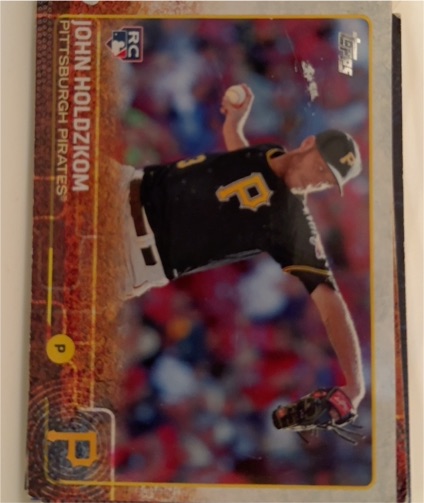 2015 Topps #581 John Holdzkom — front