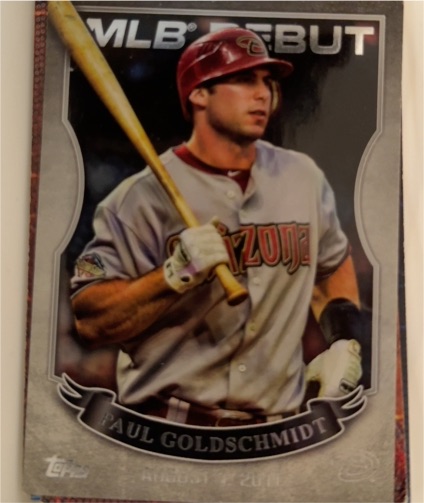 2016 Topps MLB Debut #MLBD-12 Paul Goldschmidt — front
