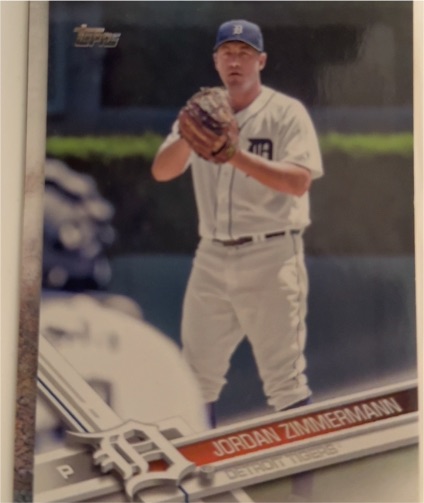 2017 Topps #40 Jordan Zimmermann — front