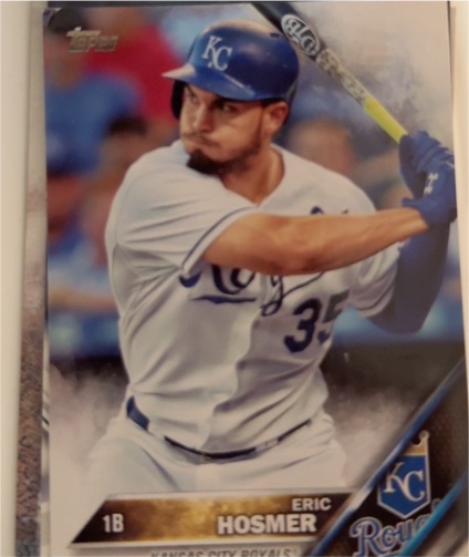 2016 Topps #9 Eric Hosmer — front