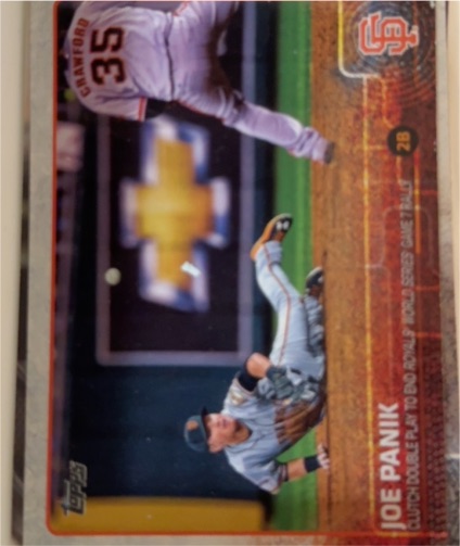2015 Topps #449 Joe Panik — front