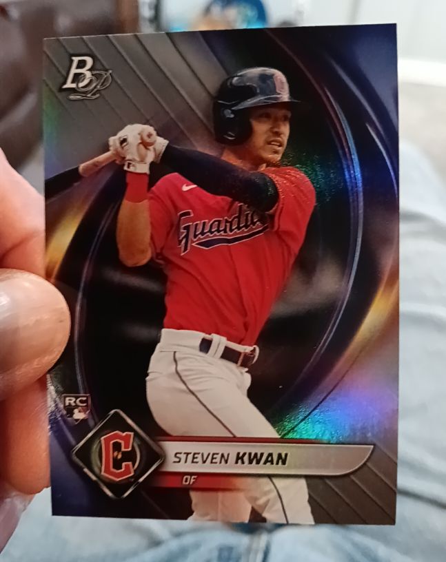 2022 Bowman Platinum #66 Steven Kwan — front