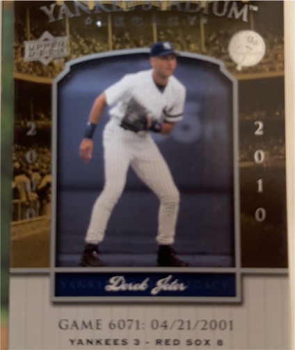 2008 Upper Deck Yankee Stadium Legacy #6071 Derek Jeter — front