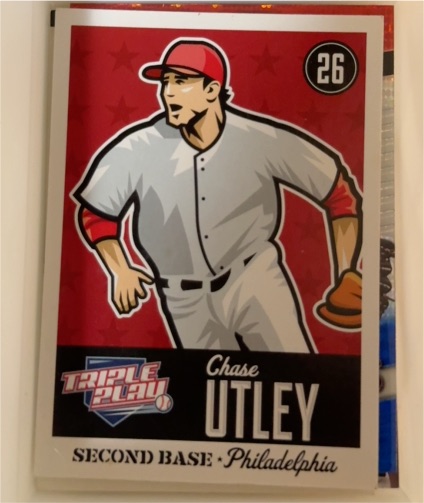 2012 Panini Triple Play #61 Chase Utley — front
