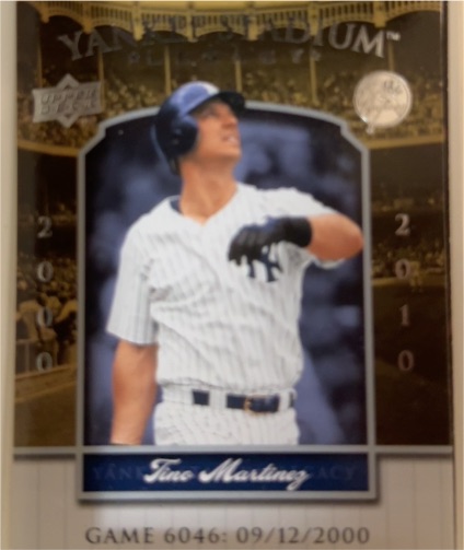2008 Upper Deck Yankee Stadium Legacy #6046 Tino Martinez — front