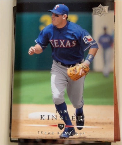 2008 Upper Deck #218 Ian Kinsler — front