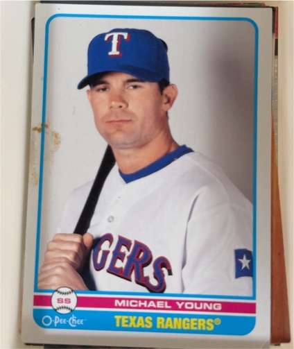 2009 O-Pee-Chee #340 Michael Young — front