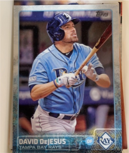 2015 Topps #16 David DeJesus — front