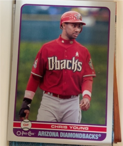 2009 O-Pee-Chee Chris Young Arizona Diamondbacks — front
