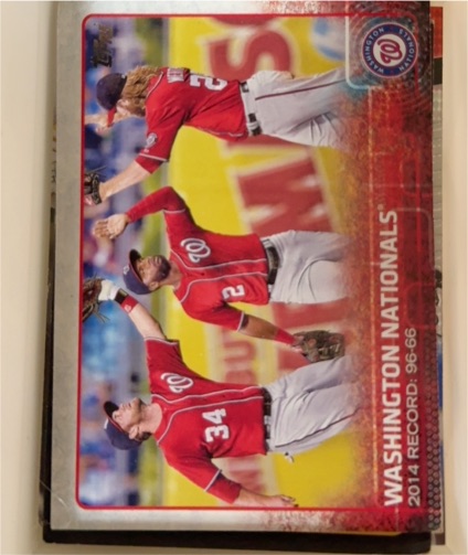 2015 Topps #160 Washington Nationals — front