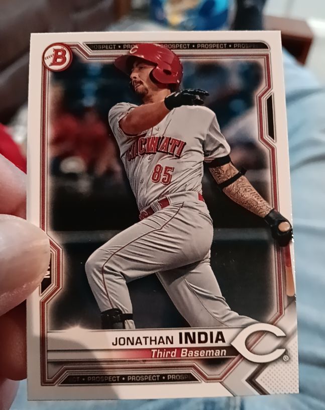 2021 Bowman Prospects #BP-46 Jonathan India — front