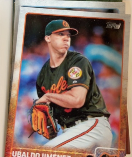 2015 Topps Mini #157 Ubaldo Jimenez — front