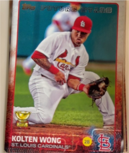 2015 Topps #588 Kolten Wong — front
