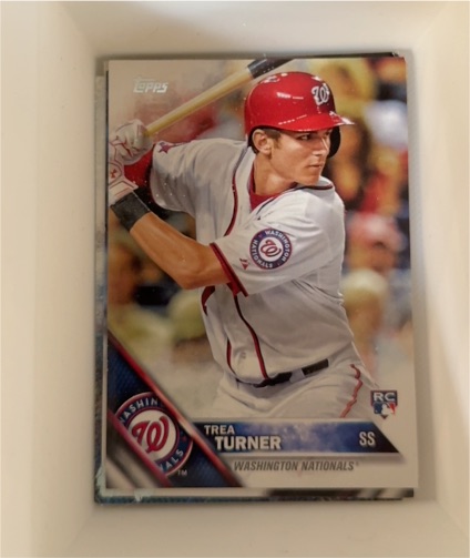 2016 Topps #103 Trea Turner — front