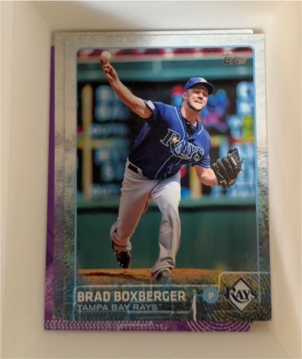 2015 Topps Mini #538 Brad Boxberger — front