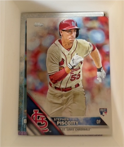2016 Topps #146 Stephen Piscotty Rookie Card — front