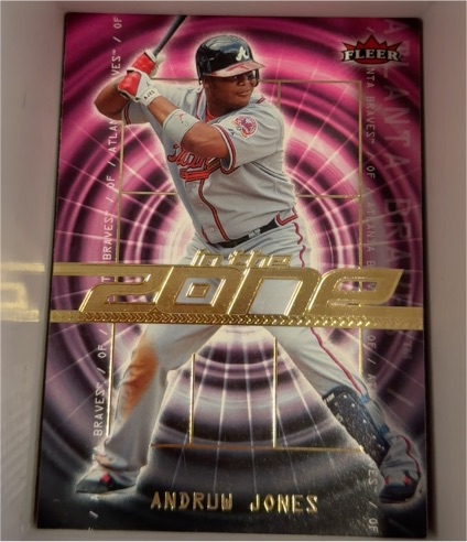 2007 Fleer In The Zone #IZ-AJ Andruw Jones — front