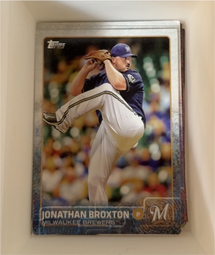 2015 Topps #666 Jonathan Broxton — front