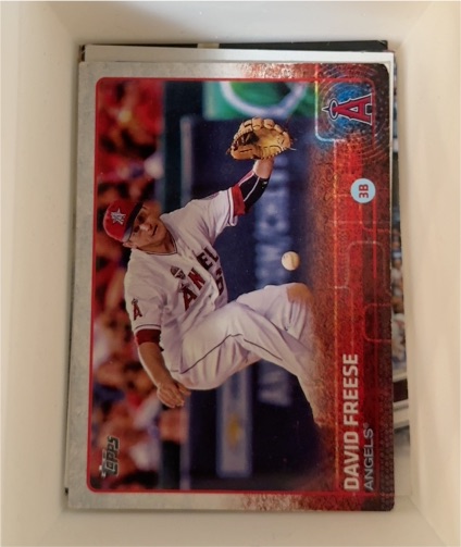 2015 Topps #610 David Freese — front